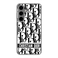 Чохол (Dior, Prada, YSL, Chanel) для Samsung Galaxy S24 Plus (Christian Dior)