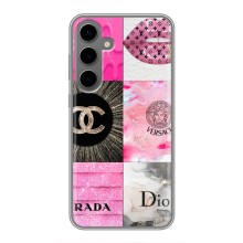 Чохол (Dior, Prada, YSL, Chanel) для Samsung Galaxy S24 Plus (Модніца)