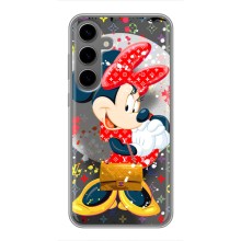 Чехол Disney Mouse Samsung Galaxy S24 Plus (PREMIUMPrint) – Minni с бантиком