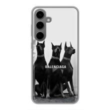 Чохол ДОБЕРМАН  для Samsung Galaxy S24 Plus – Три добермана