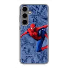 Силіконовий Чохол для Samsung Galaxy S24 Plus – Людина павук