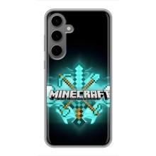 Чехол майнкрафт для Samsung Galaxy S24 Plus – MineCraft 2
