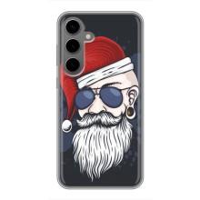 Чехол Санта Клаус для Samsung Galaxy S24 Plus (Рождественский МЕН)