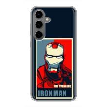 Чехол Супергерой Железный человек на Samsung Galaxy S24 Plus – Art Iron man