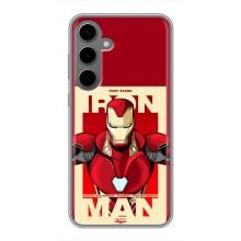 Чехол Супергерой Железный человек на Samsung Galaxy S24 Plus – Iron man