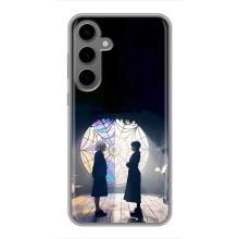Чехлы Венсдей на Samsung Galaxy S24 Plus Уэнсдей (AlphaPrint) (Уэнздей и Инид)