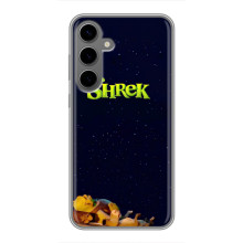 Чехол с мультфильмом Шрек на Samsung Galaxy S24 Plus – Шрек лого