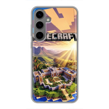 Чохол з картинками Майнкрафт для Самсунг Галаксі S24 Плюс – Minecraft