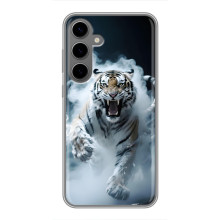 Чехол с картинкой «Хищники» для Samsung Galaxy S24 Plus – Тигр