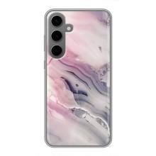 Мраморный чехол на Samsung Galaxy S24 Plus (VPrint) (Пурпурный Мрамор)