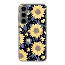 Чехлы с тематикой "ЦВЕТЫ" на Samsung Galaxy S24 Plus (красивые цветы)