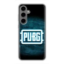 Чехол (TPU) с картинкой "Лого Пабг" на Самсунг С24 Плюс – Лого PUBG