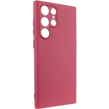 Чехол Silicone Cover Lakshmi Full Camera (A) для Samsung Galaxy S24 Ultra – Бордовый