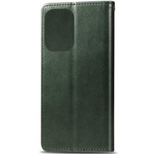 Кожаный чехол книжка GETMAN Gallant (PU) для Samsung Galaxy S24 Ultra – Зеленый