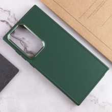 TPU чехол Bonbon Metal Style для Samsung Galaxy S24 Ultra – Зеленый