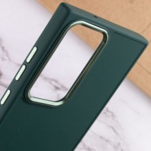 TPU чохол Bonbon Metal Style для Samsung Galaxy S24 Ultra – Зелений