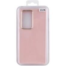 TPU чехол Bonbon Metal Style для Samsung Galaxy S24 Ultra – Розовый