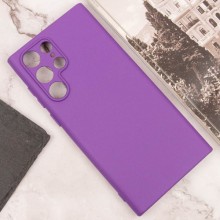 Чехол Silicone Cover Lakshmi Full Camera (A) для Samsung Galaxy S24 Ultra – Фиолетовый