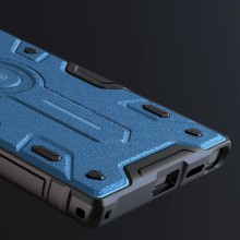 TPU+PC чехол Nillkin CamShield Armor Prop для Samsung Galaxy S24 Ultra – Blue