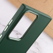 TPU чехол Bonbon Metal Style для Samsung Galaxy S24 Ultra – Зеленый
