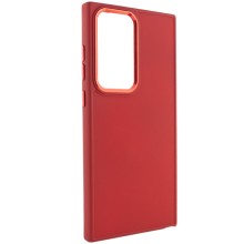 TPU чехол Bonbon Metal Style для Samsung Galaxy S24 Ultra – Красный