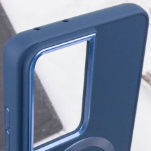 TPU чохол Bonbon Metal Style with MagSafe для Samsung Galaxy S24 Ultra – Синій