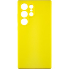 Чехол Silicone Cover Lakshmi Full Camera (AAA) для Samsung Galaxy S24 Ultra – Желтый