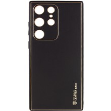 Кожаный чехол Xshield для Samsung Galaxy S24 Ultra – Черный