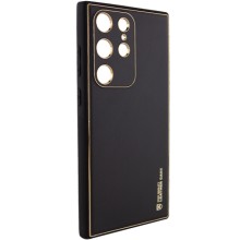 Кожаный чехол Xshield для Samsung Galaxy S24 Ultra – Черный