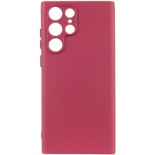 Чехол Silicone Cover Lakshmi Full Camera (A) для Samsung Galaxy S24 Ultra – Бордовый