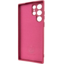 Чехол Silicone Cover Lakshmi Full Camera (A) для Samsung Galaxy S24 Ultra – Бордовый