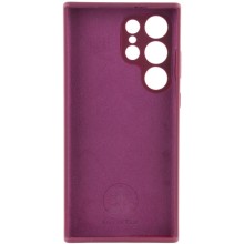 Чехол Silicone Cover Lakshmi Full Camera (AAA) для Samsung Galaxy S24 Ultra – Бордовый