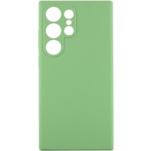 Чохол Silicone Cover Lakshmi Full Camera (AAA) для Samsung Galaxy S24 Ultra (М'ятний)