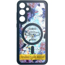 TPU+PC чехол Secret Flower для Samsung Galaxy S24 Ultra (Black)