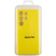 Чехол Silicone Cover Lakshmi Full Camera (A) для Samsung Galaxy S24 Ultra – Желтый