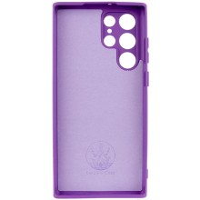 Чохол Silicone Cover Lakshmi Full Camera (AA) для Samsung Galaxy S24 Ultra – Фіолетовий