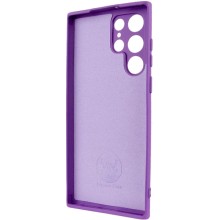 Чохол Silicone Cover Lakshmi Full Camera (AA) для Samsung Galaxy S24 Ultra – Фіолетовий