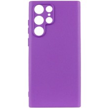 Чехол Silicone Cover Lakshmi Full Camera (AA) для Samsung Galaxy S24 Ultra – Фиолетовый