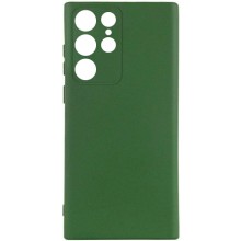 Чехол Silicone Cover Lakshmi Full Camera (AA) для Samsung Galaxy S24 Ultra – Зеленый