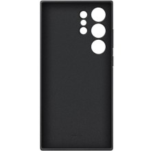 Кожаный чехол Leather Case (AAA) для Samsung Galaxy S24 Ultra – Black