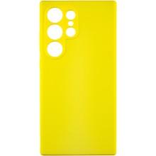 Чехол Silicone Cover Lakshmi Full Camera (AAA) для Samsung Galaxy S24 Ultra (Желтый)