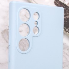 Чохол Silicone Cover Lakshmi Full Camera (AAA) для Samsung Galaxy S24 Ultra – Блакитний