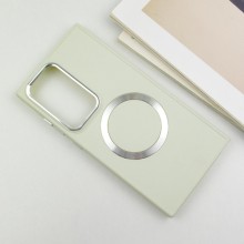 TPU чохол Bonbon Metal Style with MagSafe для Samsung Galaxy S24 Ultra – Білий