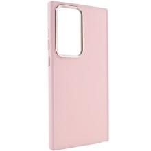 TPU чехол Bonbon Metal Style для Samsung Galaxy S24 Ultra (Розовый)