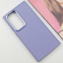 TPU чохол Bonbon Metal Style для Samsung Galaxy S24 Ultra – Бузковий