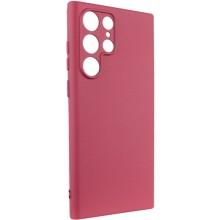 Чехол Silicone Cover Lakshmi Full Camera (A) для Samsung Galaxy S24 Ultra – Бордовый