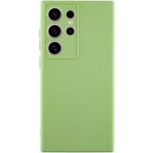 Чехол Silicone Cover Lakshmi Full Camera (A) для Samsung Galaxy S24 Ultra – Зеленый