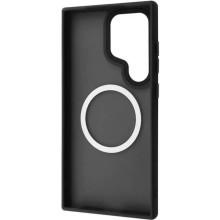 TPU+PC чехол Metal Buttons with MagSafe Colorful для Samsung Galaxy S24 Ultra – Черный