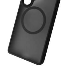 TPU+PC чехол Metal Buttons with MagSafe Colorful для Samsung Galaxy S24 Ultra – Черный
