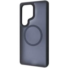 TPU+PC чехол Metal Buttons with MagSafe Colorful для Samsung Galaxy S24 Ultra – Синий